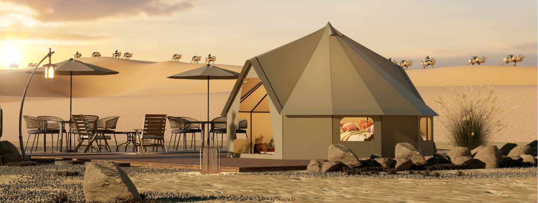 达坂城区露营酒店帐篷产品